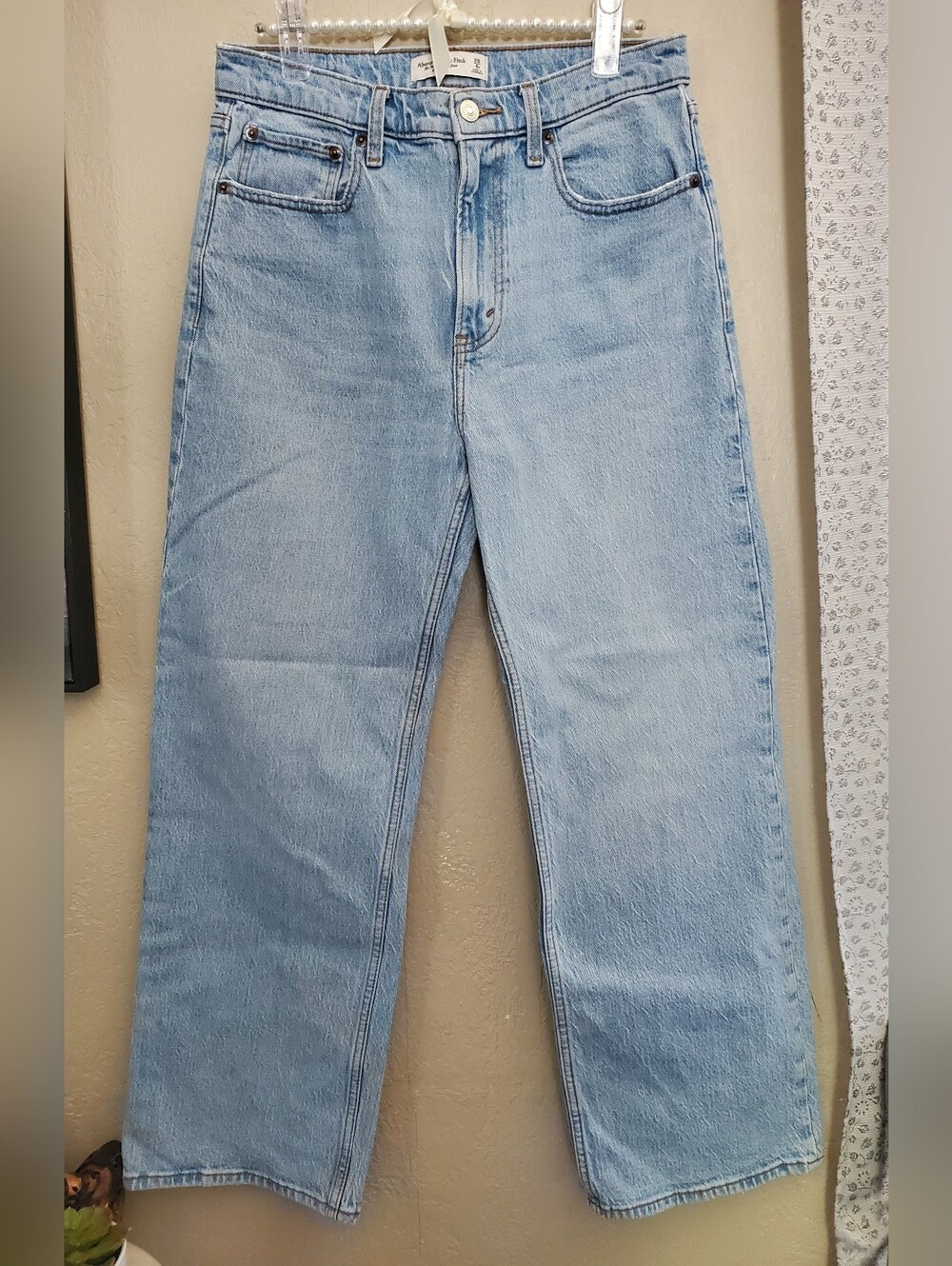 Abercrombie & Fitch Light Blue Straight Leg Jeans